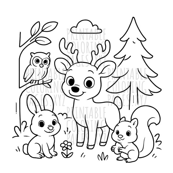 Enchanted Forest Adventure with Woodland Friends