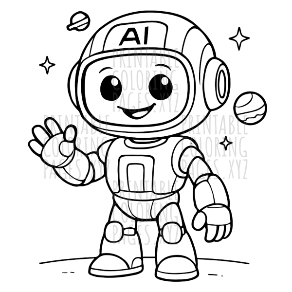 Futuristic AI Robot Adventure