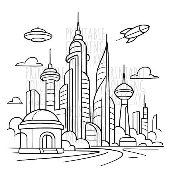 Neo City Lights: A Futuristic Skyline Adventure
