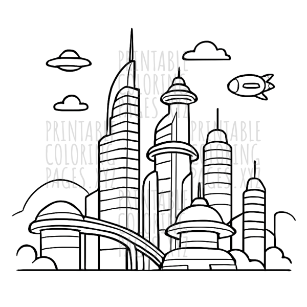 Skyline of Tomorrow: A Futuristic City Adventure