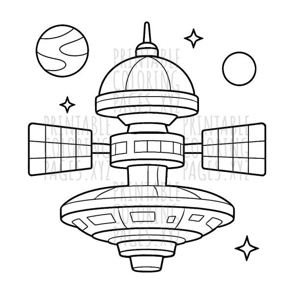 Explore the High-Tech Future: A Futuristic Space Station Adventure