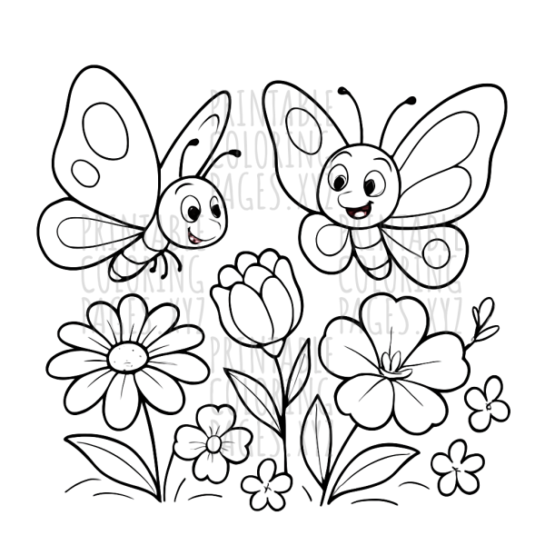 Fluttering Garden Wonders: Butterflies and Blooms