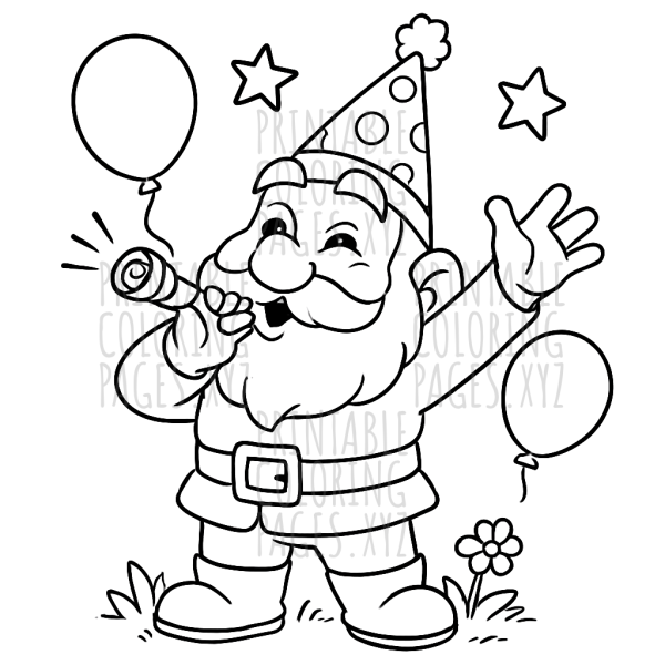 Cheerful Garden Gnome Celebrations
