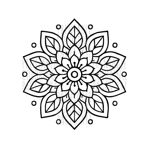 Intricate Geometric Mandala Patterns for Creative Coloring