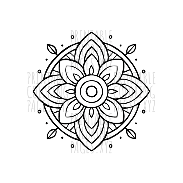 Intricate Geometric Mandala Art