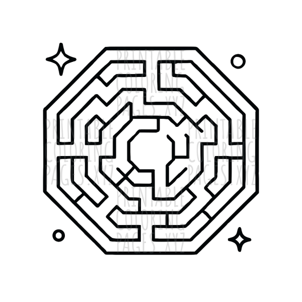 Intriguing Geometric Polygon Maze Adventure