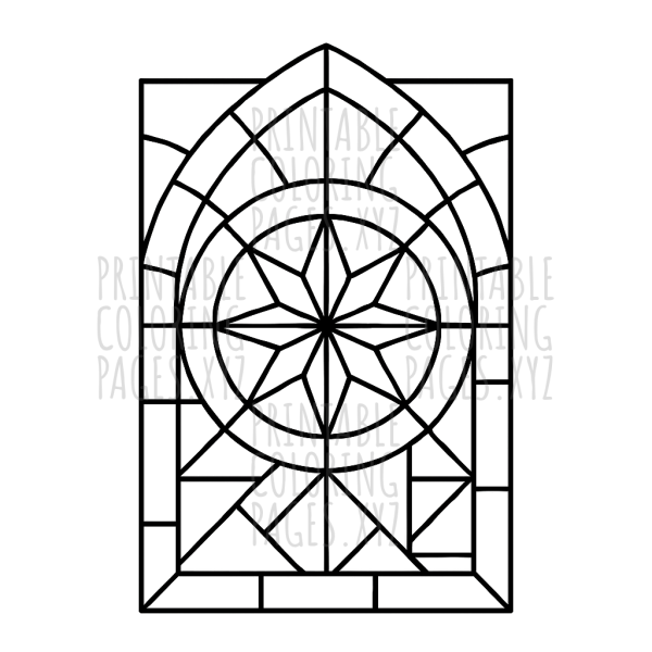 Brilliant Geometric Stained Glass Patterns