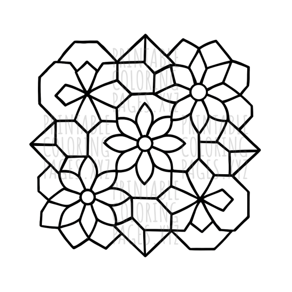 Captivating Geometric Tessellation Art