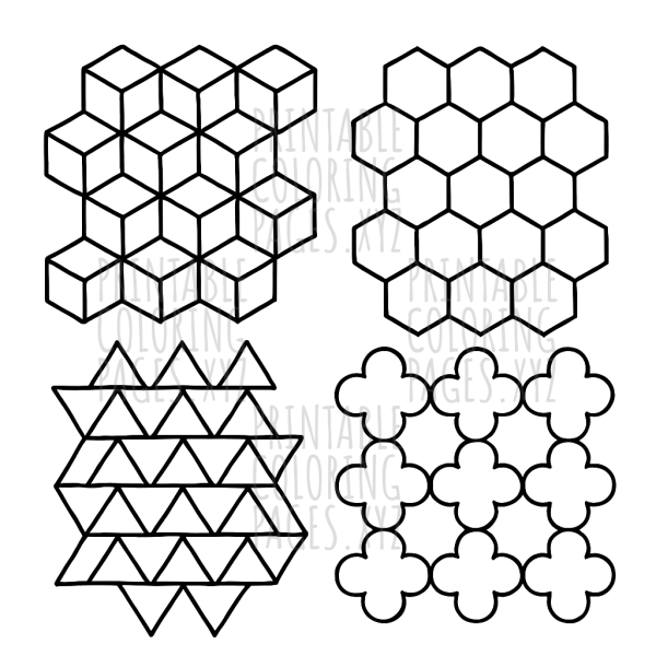 Mesmerizing Geometric Tessellation Designs