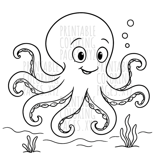 Majestic Giant Octopus Adventure in the Ocean