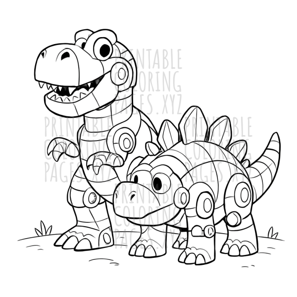 Epic Adventures with Giant Robotic Dinosaurs