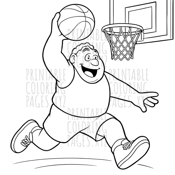 Epic Gigantic Basketball Slam Dunk Scene