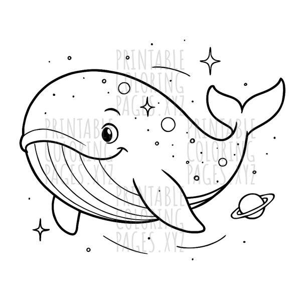 Majestic Gigantic Cosmic Whale Adventure