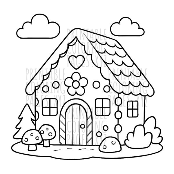 Cozy Gingerbread House Art Adventure