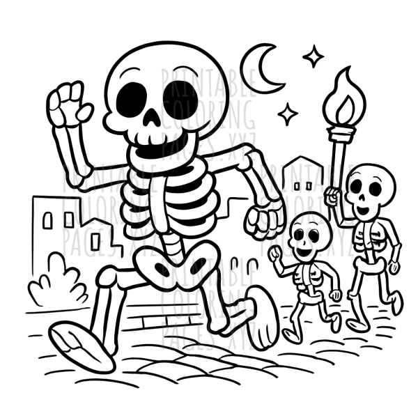 Glow Bright with the Skeleton Parade Adventure