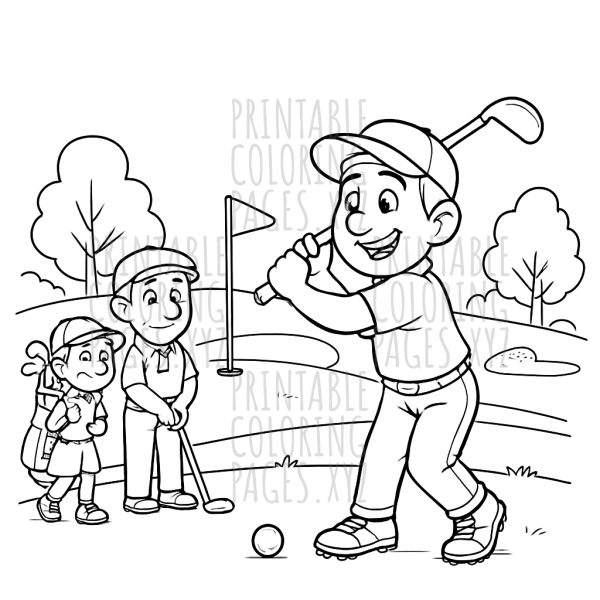 Sunny Day on the Golf Course