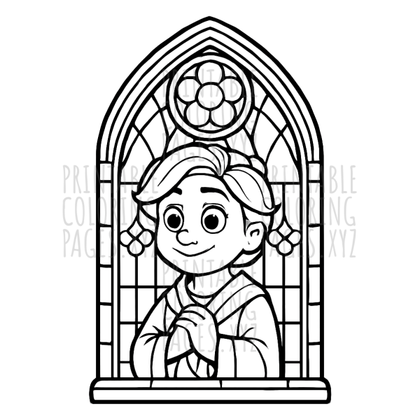 Intricate Gothic Cathedral Stained Glass Artwork