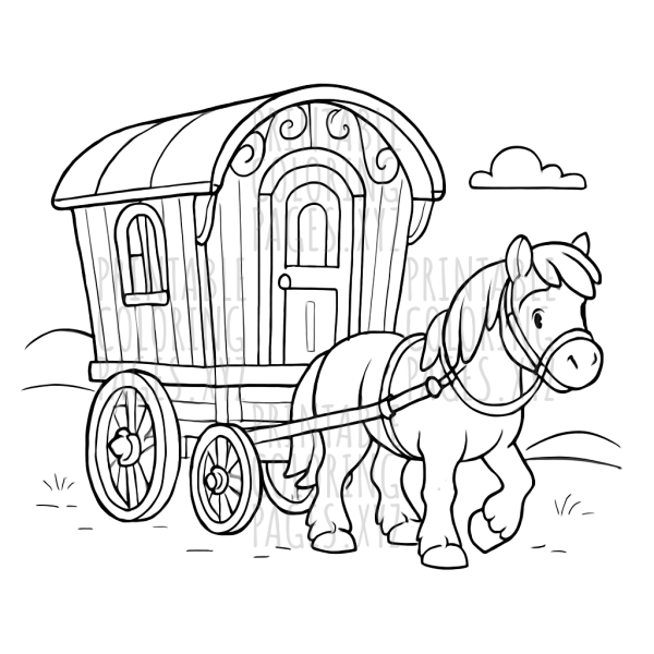 Whimsical Gypsy Wagon Caravan Adventure