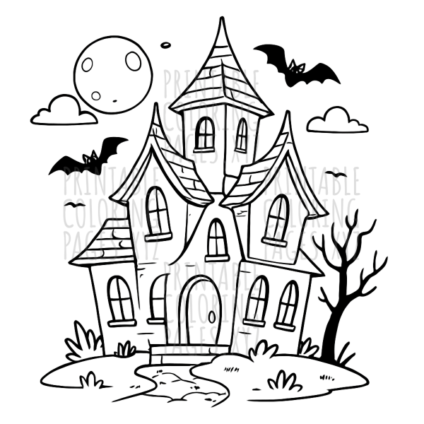 Midnight Spooky Haunted House Adventure
