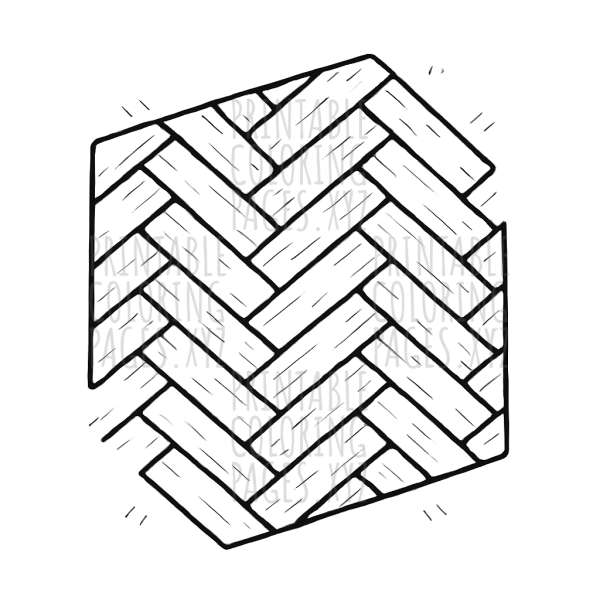 Intricate Herringbone Texture Art for Creative Coloring