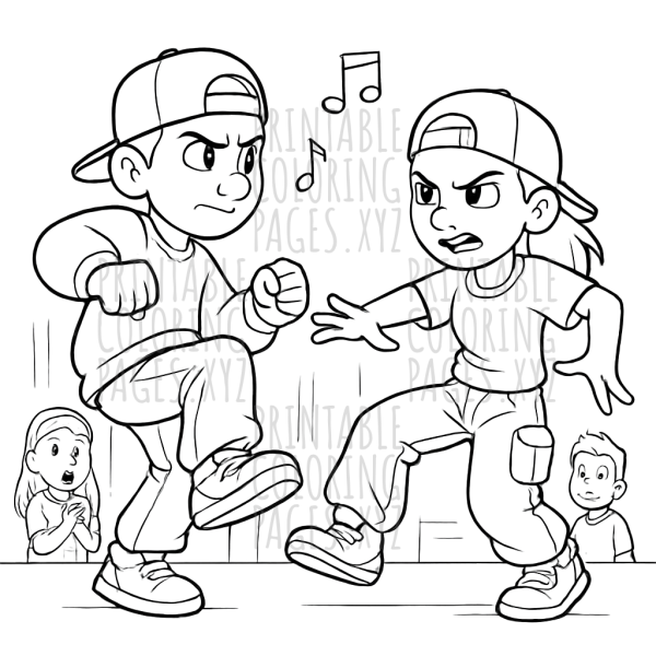 Hip Hop Dance Battle Fun