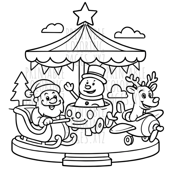 Joyful Holiday Carnival Ride Adventures