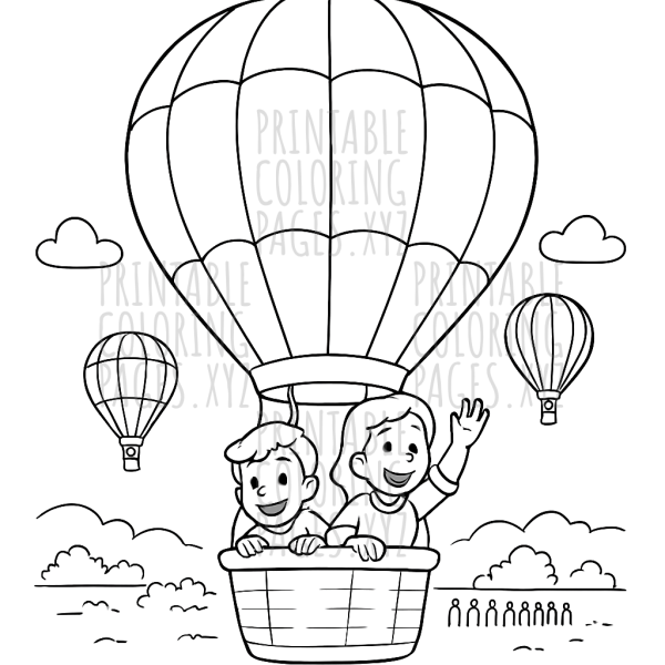 Soaring Colors at the Hot Air Balloon Festival