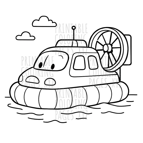 Glide Across the Waves: Hovercraft Adventure