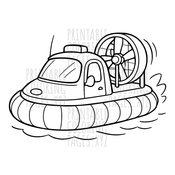 Glide Over Waves with a Hovercraft Adventure