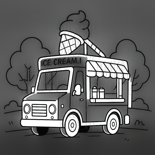 Sunny Day Ice Cream Truck Adventure
