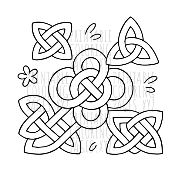 Timeless Celtic Knot Art for Creative Coloring