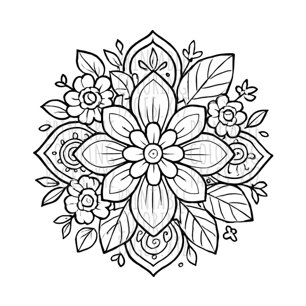 Intricate Floral Mandala Magic