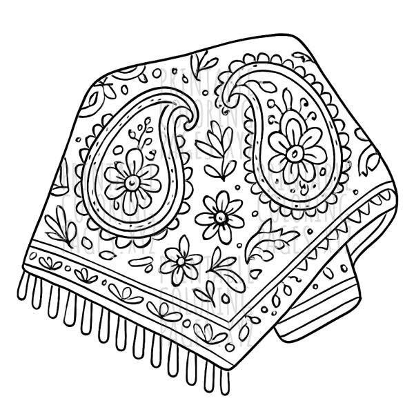 Intricate Paisley Patterns for Creative Coloring Fun