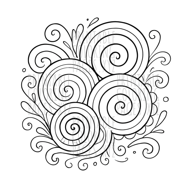 Mesmerizing Intricate Spiral Art for Creative Kids