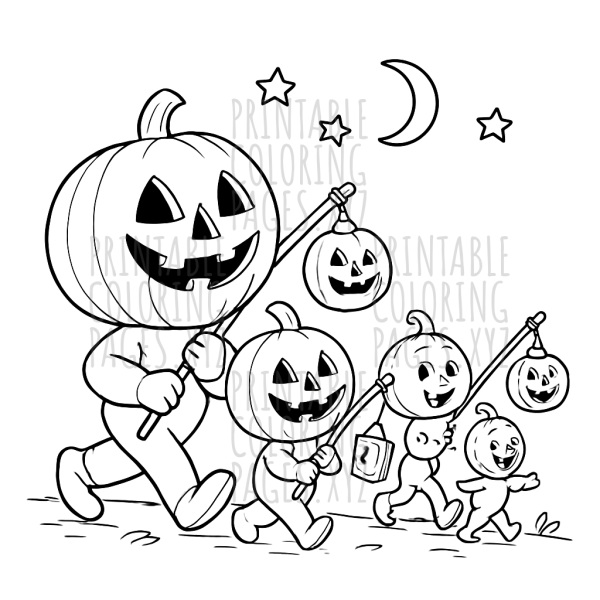 Spooky Jack-O-Lantern Parade Adventure