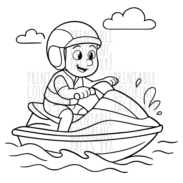 Thrilling Jet-Ski Water Race Adventure