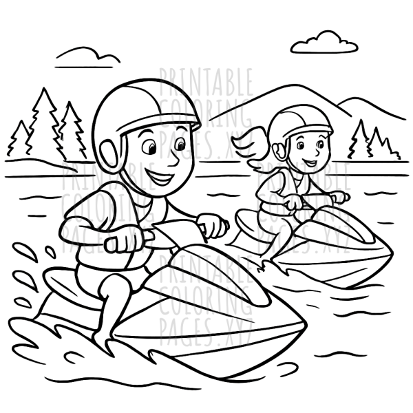High-Speed Jet Ski Race Adventure