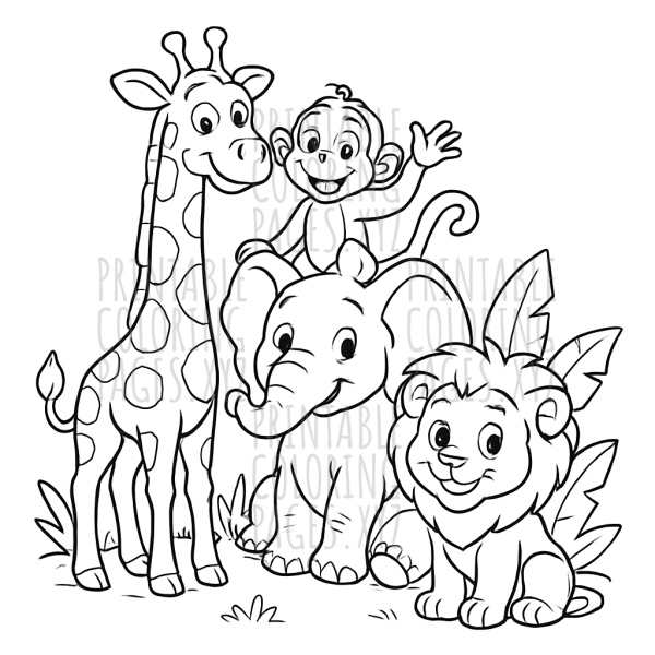 Jungle Animal Gathering Adventure
