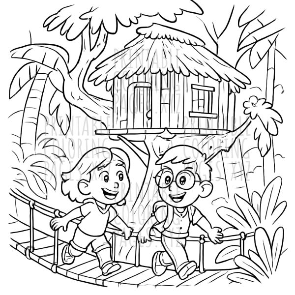 Jungle Treehouse Adventure Awaits