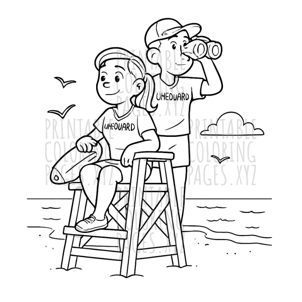 Lifeguards Watching the Beach Adventure