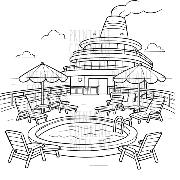 Sail the High Seas on a Luxury Cruise Ship Deck