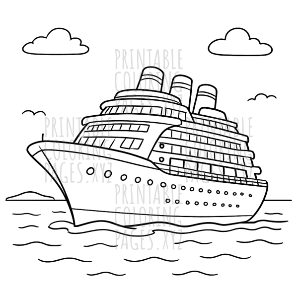 Majestic Ocean View from a Luxury Cruise Ship