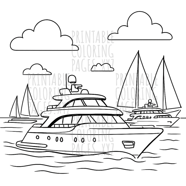 Sail into Style with a Luxury Yacht Regatta Scene