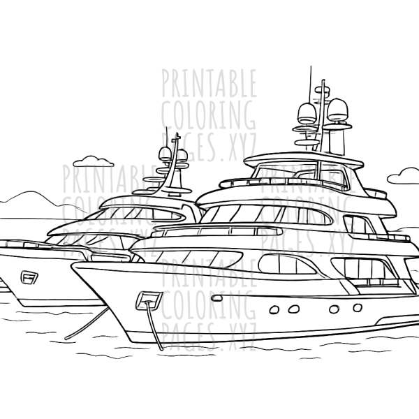 Serene Luxury Yachts Harbor