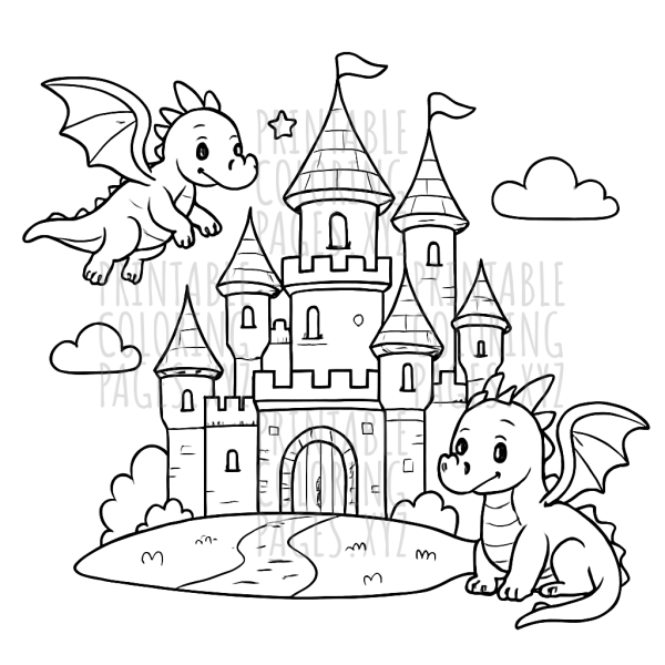 Enchanted Magic Castle Adventure with Dragons
