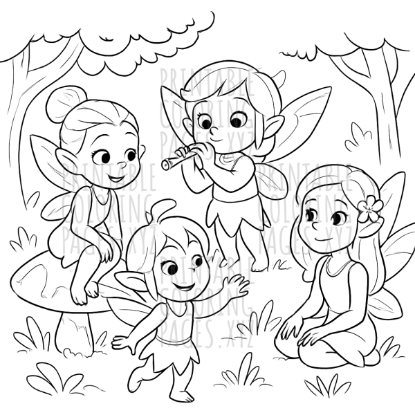 Enchanted Magical Forest Fairy Gathering Adventure