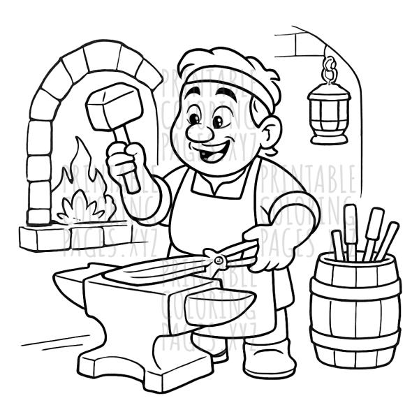 Step Into a Medieval Blacksmith Workshop Adventure