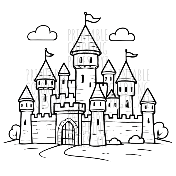 Majestic Medieval Castle Panorama Adventure