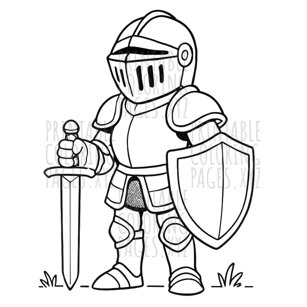Brave Medieval Knight Armor Adventure