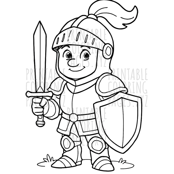 Brave Medieval Knight Armor Adventure